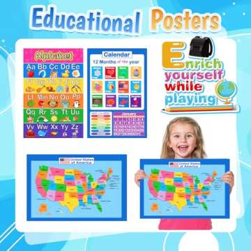 Loscola Pretend Play School Set for Kids - Creative Teacher Kit