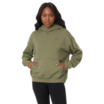 New Balance Women’s Athletics French Terry Hoodie - Cozy Oversized Style