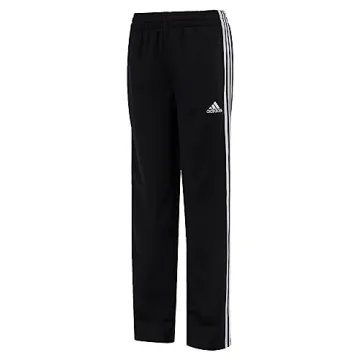 adidas Boys' Active Sports Athletic Tricot Jogger Pant - Iconic Adi Black, Size 4