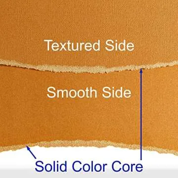 Cardstock 12x12 Variety Pack, 60 Sheets | 80lb Premium Textured Scrapbook Paper, Solid Core | Acid Free Double Sided Card Stock for Paper Crafts, Embossing, Cardmaking | Earth Tones