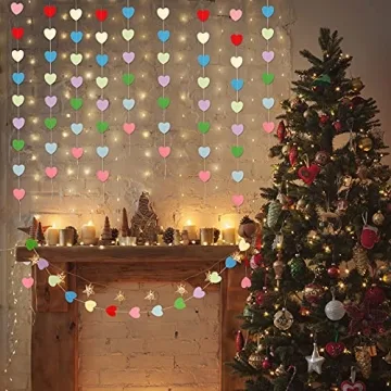 Charming Heart Garlands for Birthdays and Weddings