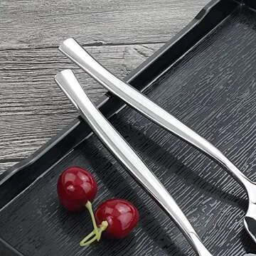 Idomy 8-Piece Stainless Steel Buffet Serving Spoon Set for Effortless Entertaining