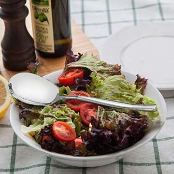 Idomy Stainless Steel Buffet Serving Spoon Set, 8-Piece