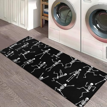 Happy Halloween Runner Rug - Non Slip Decorative Rug for Autumn