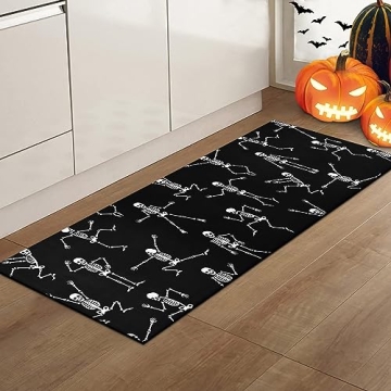 Happy Halloween Runner Rug - Non Slip Decorative Rug for Autumn