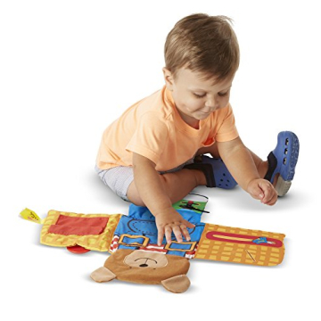 Melissa & Doug Soft Activity Book for Baby Adventures