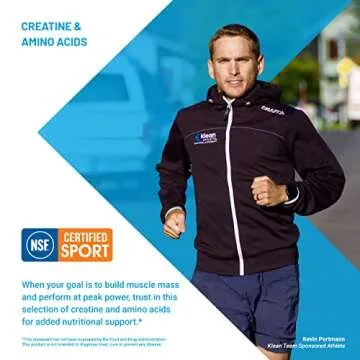 Klean ATHLETE Klean BCAA + Peak ATP | Amino Acid Supplement for Muscle Building, Workout Recovery, and Lean Muscle | 9.1 Ounces | Natural Orange Flavor