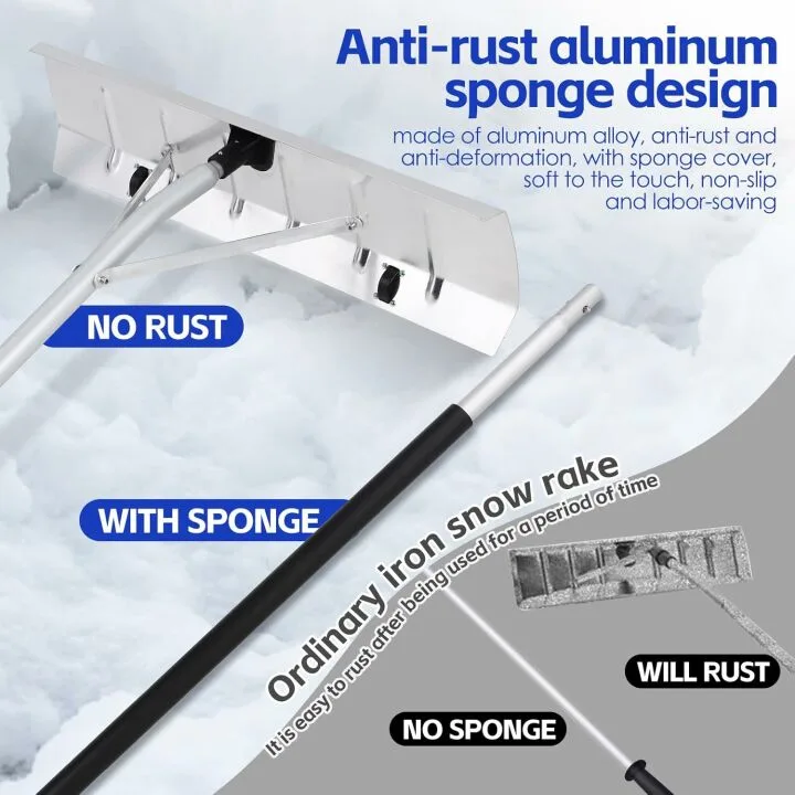 Adjustable Roof Rakes for Efficient Snow Removal