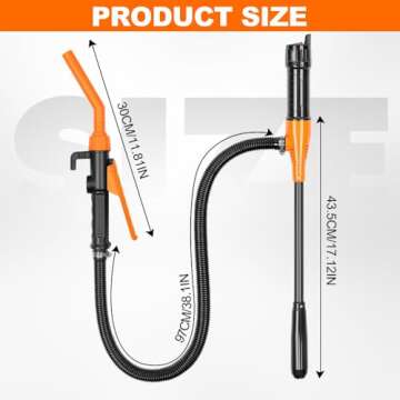 Portable Battery Fuel Transfer Pump for Gas and Water