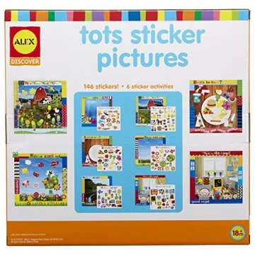 ALEX Jr. Tots Sticker Pictures - Colorful Sticker Fun