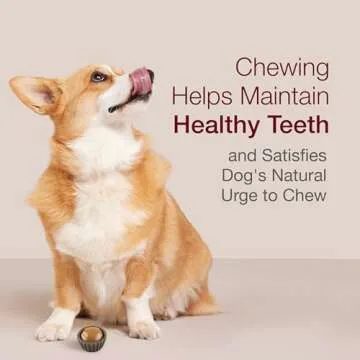 SmartBones Cups with Peanut Butter, Treat Your Dog to a Delicious Rawhide-Free Chew, 5 Count