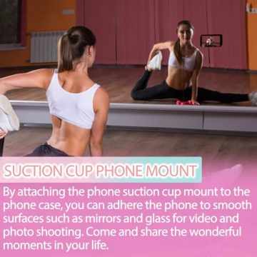 Giumel Silicone Suction Phone Holder for Selfies & Videos