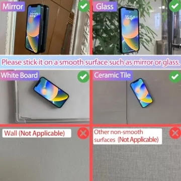 Giumel Silicone Suction Phone Holder for Selfies & Videos