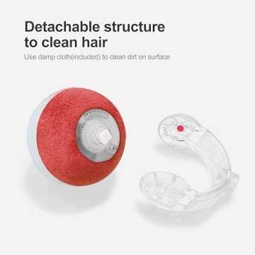 Jkanti Interactive Cat Toys Agile Moving Ball Elastic Tail