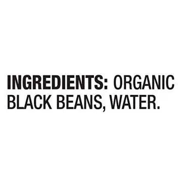 Westbrae Natural Organic Black Beans in 25 Oz Cans - 12 Pack