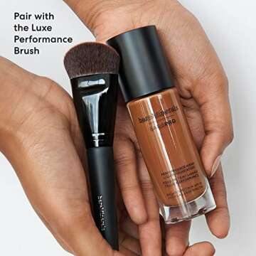 bareminerals Barepro 24HR Wear Matte Liquid Foundation Mineral SPF 20, Full Coverage Foundation Makeup for Mature Skin, Oil-Free, Vegan