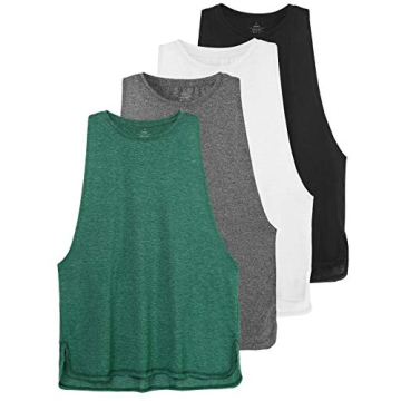 Cosy Pyro Workout Tank Tops for Women Lightweight Running Tanks Basic Gym Tops Sleeveless Athletic Y...