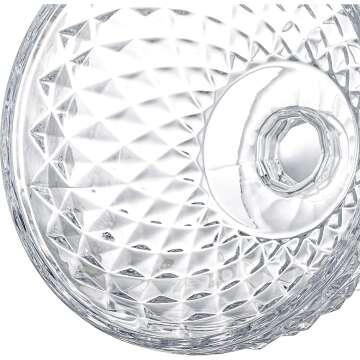 ZOOFOX Vintage Glass Dessert Bowl Set of 6