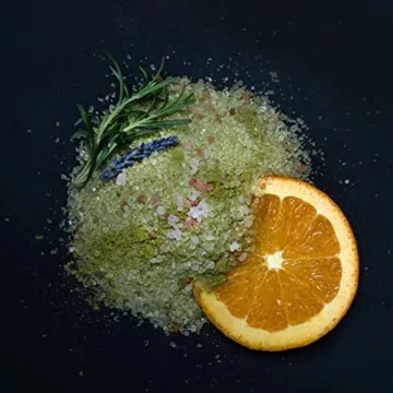 Detox Babe Bye Bye Toxins Organic Detox Bath Salt Soak (8 oz) | Epsom Salt, Pink Himalayan Salt, Matcha Green Tea Extract, Dandelion Root | Herbal Essential Oils Soak | Spa Bath Gift