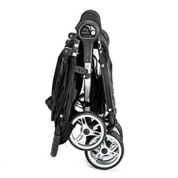 Baby Jogger City Mini Double Stroller - 2016 | Compact, Lightweight Double Stroller | Quick Fold Baby Stroller, Black/Gray