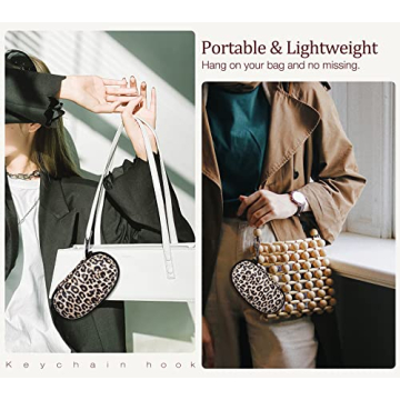 MoKo Sunglasses Case with Carabiner for Easy Travel