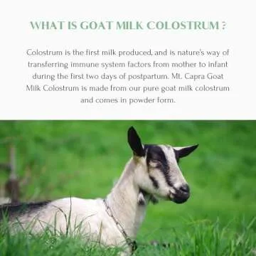 MT. CAPRA Goat Milk Colostrum for Immune Health