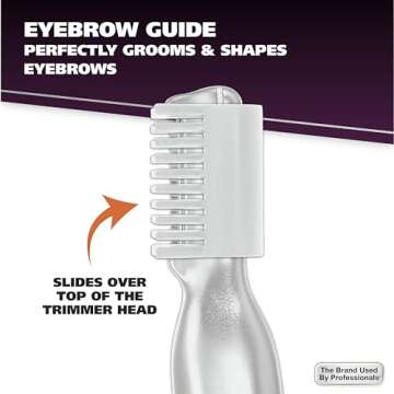 Wahl Clean & Confident Female Battery Pen Trimmer with Rinseable Blades for Eyebrows, Facial Hair, & Light Grooming- Hygienic Grooming & Easy Cleaning with Battery Included - Model 5640-100