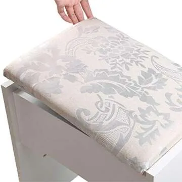 Riforla Lighted Vanity Set with Mirror and Drawer