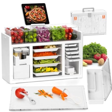Valleyhike Meal Prep Kitchen Station - Food Prep Station and Portable Kitchen Solutions at Home and ...