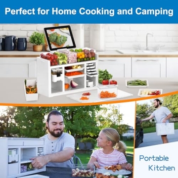 Valleyhike Meal Prep Kitchen Station for Effortless Cooking