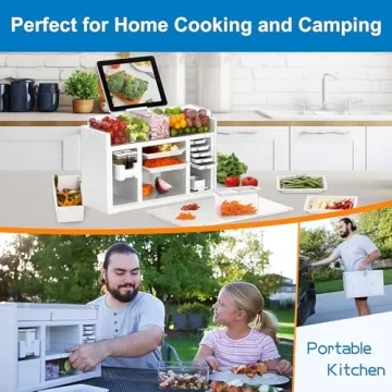 Valleyhike Meal Prep Kitchen Station for Effortless Cooking