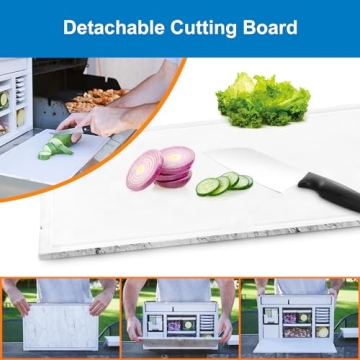 Valleyhike Meal Prep Kitchen Station for Effortless Cooking