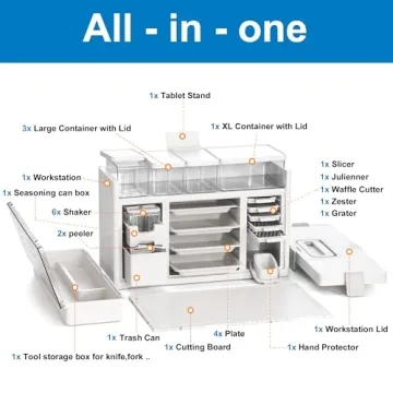 Valleyhike Meal Prep Kitchen Station for Effortless Cooking