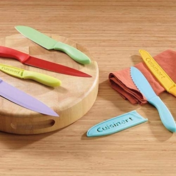 Cuisinart Colorful 12-Piece Knife Set with Blade Guards