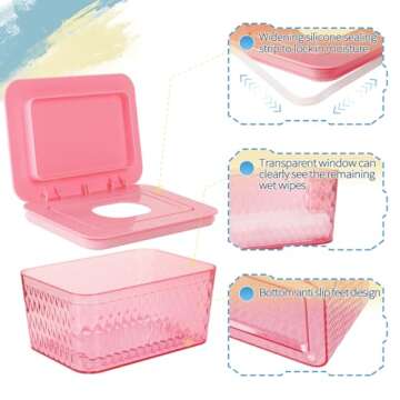 Whiidoom Wipes Dispenser for Convenient One-Handed Use