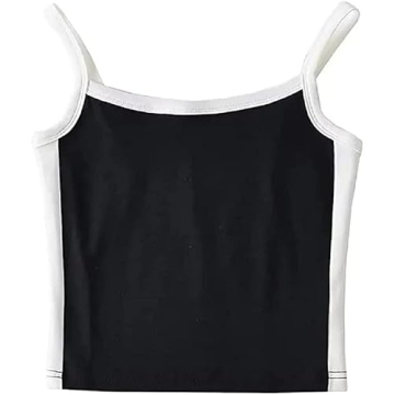 Chic Faretumiya Women Strappy Square Neck Tank Top