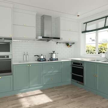 homdiy Matte Gold Cabinet Knobs – Elegant Drawer Handles