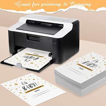 Fainne 200 Sheets 250 GSM Cardstock for Crafts & Invitations