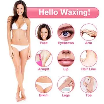 Waxing Kit, Gardom Wax Warmer Painless Hair Removal Wax Kit With 4 Bags Hard Wax Beans 20 Wax Applicator Sticks,home Waxing Kit For Full Body, Legs, Face, Eyebrows, Bikini,wax Warmer Kit For Women