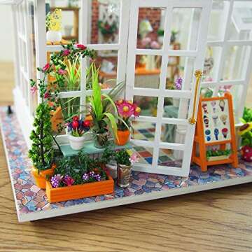 GuDoQi DIY Miniature Dollhouse Kit for Creative Souls