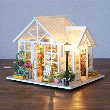 GuDoQi DIY Miniature Dollhouse Kit for Creative Souls
