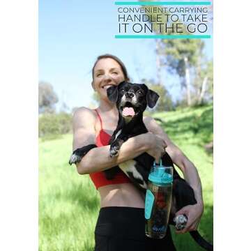 AquaFrut 32 OZ Fruit Infuser Water Bottle BPA-Free Fruit Infusion Sports Bottle - Flip Top Lid w Drinking Spout, Leak Proof, Made of Durable Tritan. Free Recipe eBook! (Purple)