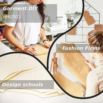 Manila Paper for Pattern Making and Fashion Design, Oak Tag, Made in The USA, 125 WT / 566g Heavy Weight (37.5" Wide, 10 Yards)