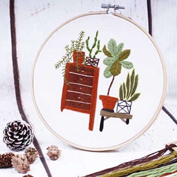 VZZBOO Beginner Embroidery Kits with Gorgeous Designs