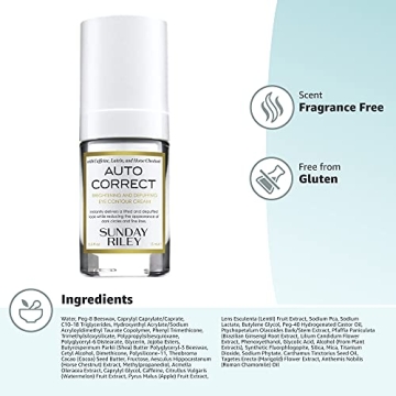 Sunday Riley Auto Correct Brightening and Depuffing Eye Contour Cream