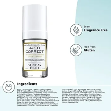 Sunday Riley Auto Correct Brightening and Depuffing Eye Contour Cream