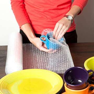 Duck Brand Bubble Wrap Roll for Safe Shipping and Storage