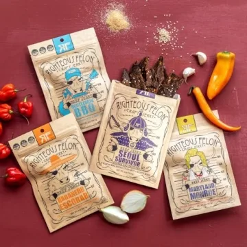 Righteous Felon Beef Jerky Variety Pack for Adults