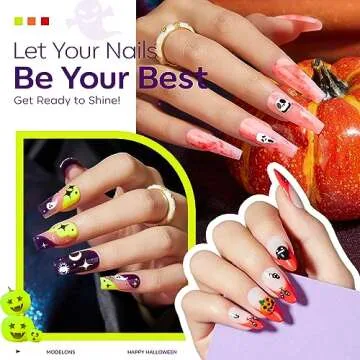 Buy Modelones 6 Colors Gel Nail Polish Set for Halloween