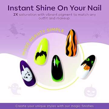 Buy Modelones 6 Colors Gel Nail Polish Set for Halloween
